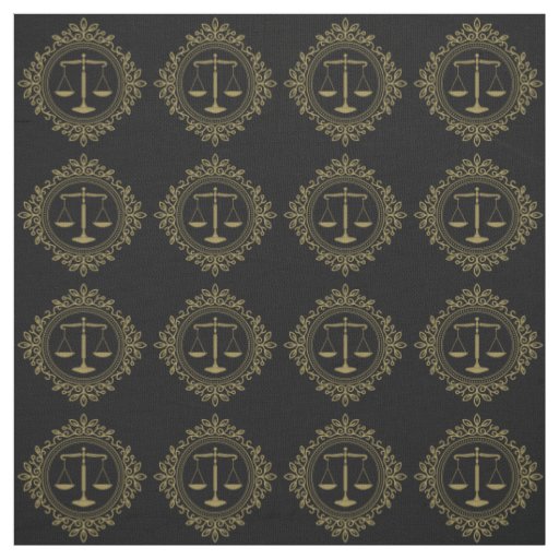 Elegant Scales of Justice | Lawyer Fabric