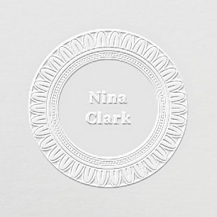 Elegant Scallop Circle Embosser