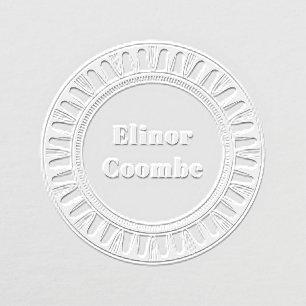 Elegant Scallop Circle Embosser
