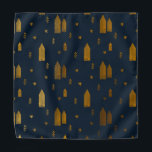 Elegant Scandinavian Christmas Bandana<br><div class="desc">Elegant Christmas Scandinavian houses</div>