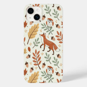 Elegant Scandinavian Fall Pattern Case-Mate iPhone 14 Plus Case