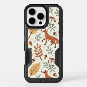 Elegant Scandinavian Fall Pattern iPhone 16 Pro Max Case