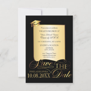 Elegant School Reunion Design Invitation