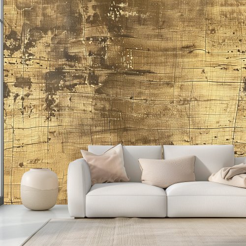 Elegant Scratched Gold Matte Wallpaper