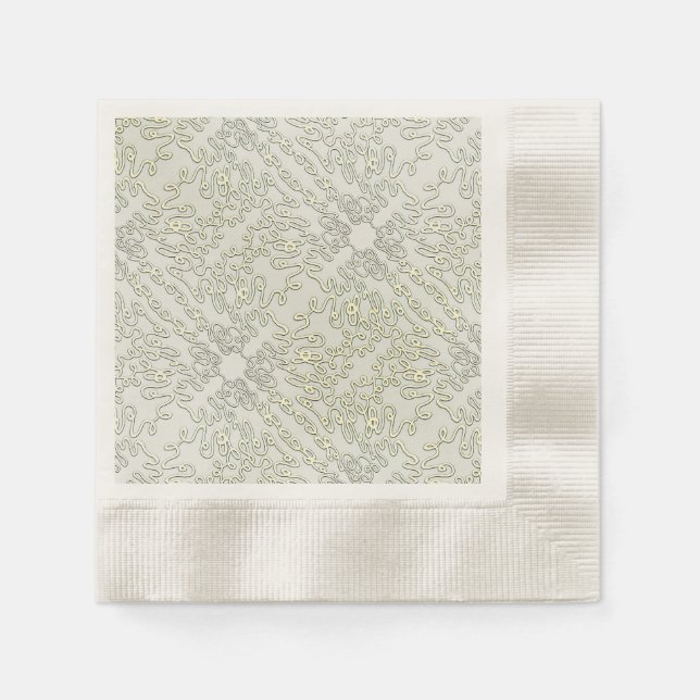 Elegant Scribble Napkins (Front)