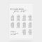 Elegant Script 10 table Seating Chart Acrylic Sign