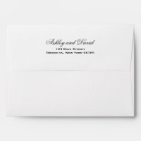 Elegant Script 5x7 Invitation Envelope