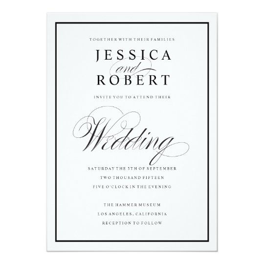 black wedding border