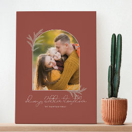 Elegant Script | Better together Family Photo Arch Canvas Print