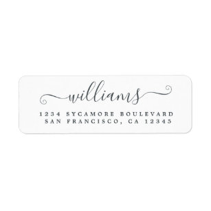 Family Return Address Labels | Zazzle