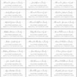 Elegant Script Black White Wedding Guest Address  Sticker<br><div class="desc">Modern Elegant Script Black and White Minimalist Wedding Guest Name Address custom personalized Labels Stickers. The guest name is written in a cursive swirly hand lettered swash tail font script. This has 24 stickers.</div>