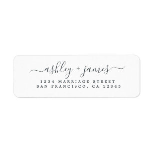 Supplies for Letter Writing|White or Clear Labels|L17 Custom Address Label|Personalized Mailing Label|Minimalist Script,Wedding Stationary