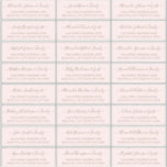 Elegant Script Blush Gold Wedding Guest Address Sticker<br><div class="desc">Modern Elegant Script Blush Pink and Gold Minimalist Wedding Guest Name Address custom personalized Labels Stickers. The guest name is written in a cursive swirly hand lettered swash tail font script. This has 24 stickers.</div>