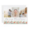 Elegant Script Botanical Christmas Photo Collage