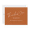 Elegant script bridal shower terracotta