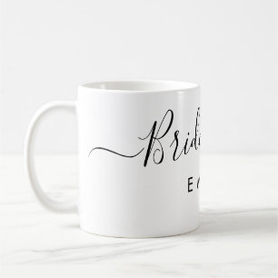 Elegant Script Bridesmaid Personalized Name Coffee Mug