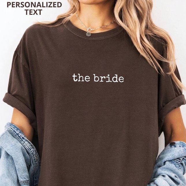 Elegant Script Bridesmaid Personalized Name Shirt (minimalist bridal party shirt gift, elegant script bridesmaid shirt, bridesmaid proposal shirt gift)