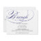 Elegant Script Brunch Invitation - Navy