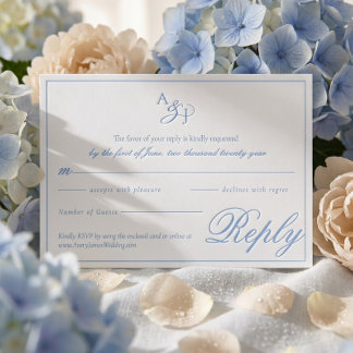 Elegant Script Calligraphy Minimal Border Wedding Letterpress RSVP Cards