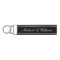 Elegant Script Custom Name Chic Black and White