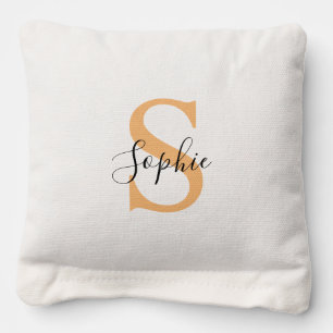 Elegant Script Custom Name Personalized Gift Cornhole Bags