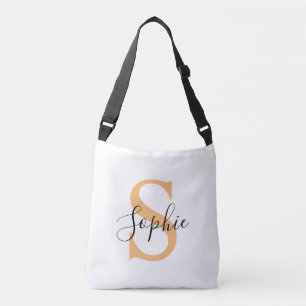 Elegant Script Custom Name Personalized Gift Crossbody Bag