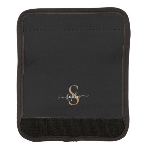 Elegant Script Custom Name Personalized Gift Luggage Handle Wrap
