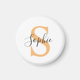 Elegant Script Custom Name Personalized Gift Magnet