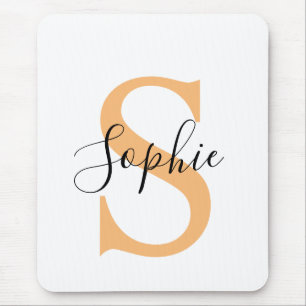 Elegant Script Custom Name Personalized Gift Mouse Pad