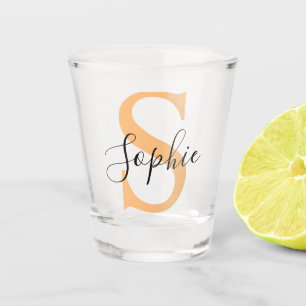 Elegant Script Custom Name Personalized Gift Shot Glass