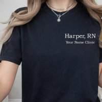 Elegant Script Doctor MD ER RN Nurse Personalized