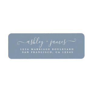 Handwriting Return Address Labels | Zazzle