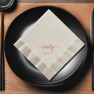  elegant script ecru
