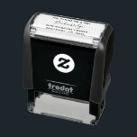 Elegant Script Engagement Return Address Self-inking Stamp<br><div class="desc">Future Mr and Mrs Script Wedding Return Address self-inking stamp. Add your last name,  and return address to all your wedding RSVP with less effort and save time</div>