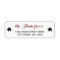 Elegant Script Family Name Return Address Labels