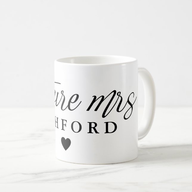 Elegant Script Future Mrs Coffee Mug (Front Right)