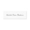 Elegant script graduation announcement name card