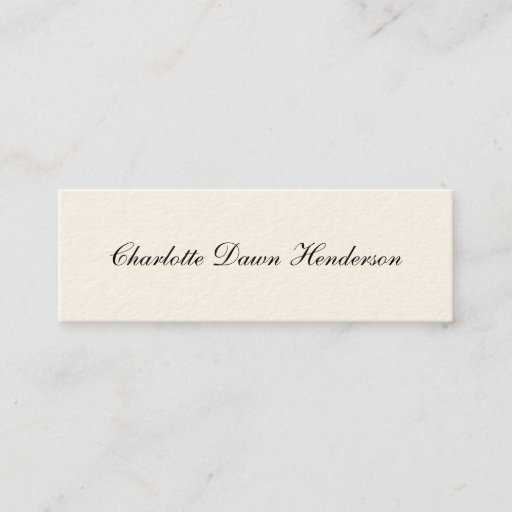Customizable Elegant script graduation announcement name card