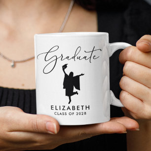Elegant Script Graduation Coffee Mug
