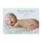 Elegant Script Gray Baby Multi Photo Birth