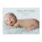 Elegant Script Gray Baby Multi Photo Birth