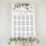 Elegant Script Greenery Wedding Seating Chart Foam Foam Board