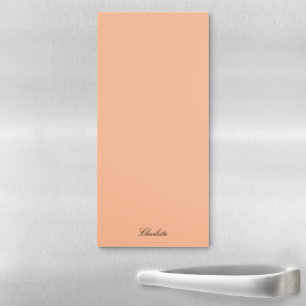 Elegant Script Minimalist Modern Custom Magnetic Notepad