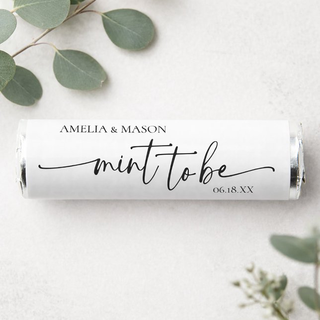 Elegant Script "Mint to Be" Wedding  Breath Savers® Mints (Elegant Script "Mint to Be" Wedding Breath Savers® Mints)
