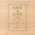 Elegant Script Modern Acrylic Wedding Invitation | Zazzle