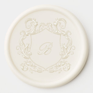 Elegant Script Monogram Wedding Wax Seal Sticker