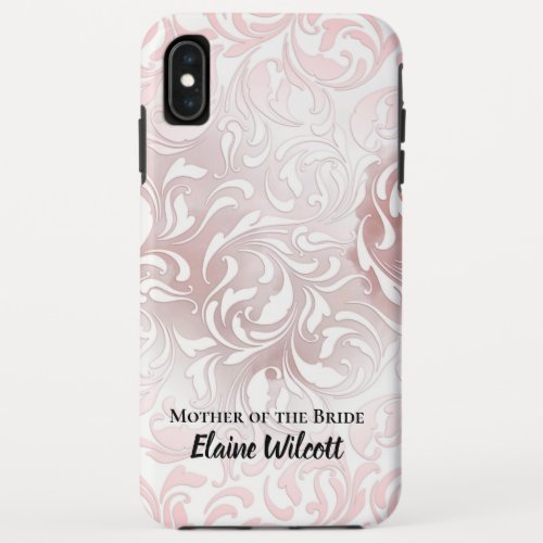 Elegant Script Mother of the Bride iPhone XS Max Case