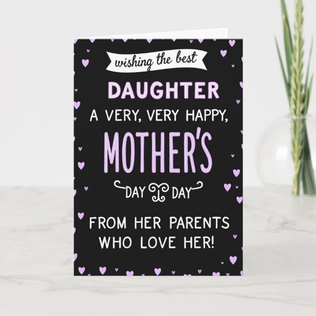 Elegant Script Mothers Card (Front)