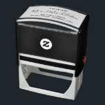 Elegant Script Mr and Mrs Wedding Return Address Self-inking Stamp<br><div class="desc">Modern and elegant wedding self-inking stamp featuring a simple design with the words,  "The Future Mr. and Mrs." along with your last name in a chic handwritten script font and your return address.   This stylish self-inking stamp is a great way to add a personal touch to your wedding envelopes.</div>