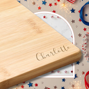 Elegant Script Name Keepsake Engraved Cutting Board